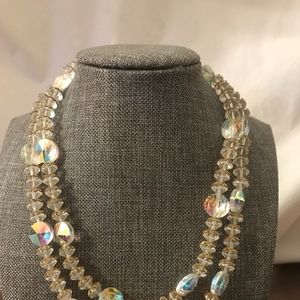 Vintage glass bead necklace